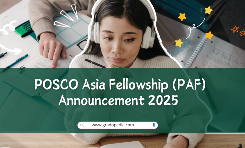 POSCO Asia Fellowship(PAF) Announcement 2025